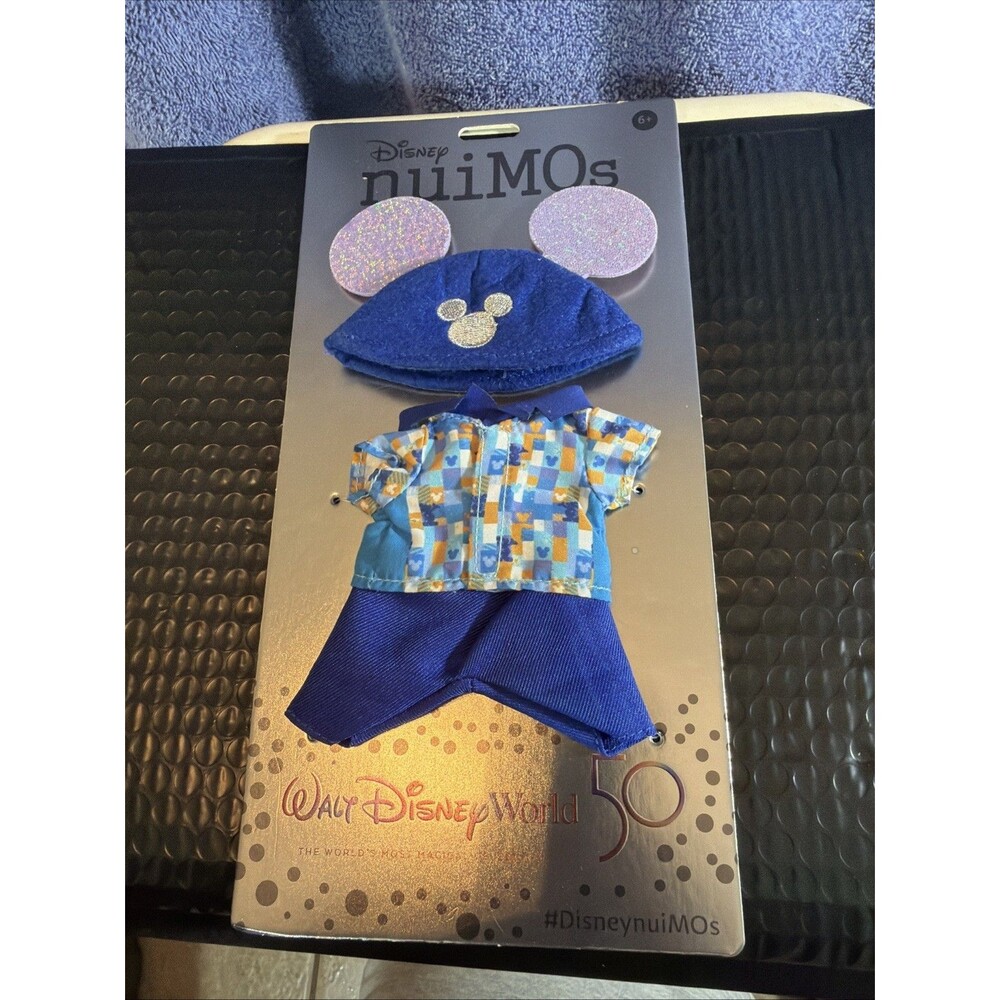 Brand New! Disney World 50th Anniversary nuiMOs  Mickey Mouse Outfit Sparkle Hat